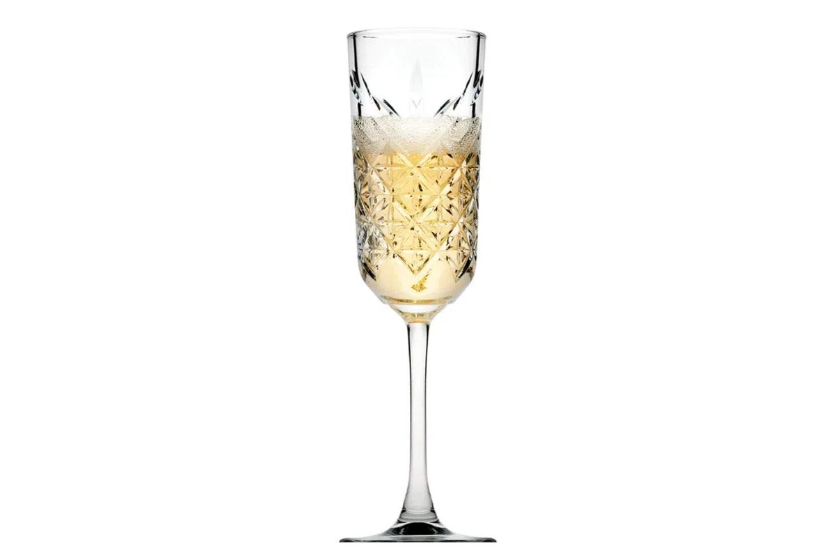 Pasabahce Confezione 12 calici Champagne in Vetro Timeless CL 17,5 cm 24h