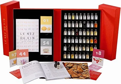 Jean Renoir Le Nez du Vin Il Grande Cofanetto Set per Il Sommelier, 54 Aromi, Multicolore, lingua: italiano