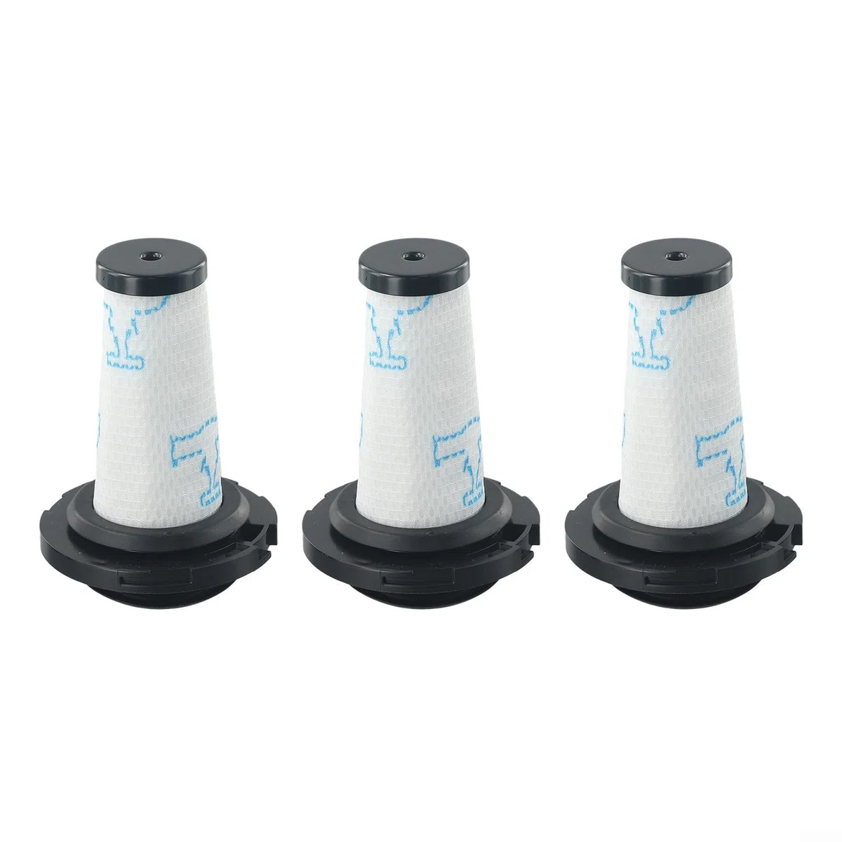 1/3 filtri di ricambio per X-FORCE FLEX 9.60 e X-NANO ESSENTIAL, filtro di ricambio lavabile facilmente rimovibile (1 confezione)