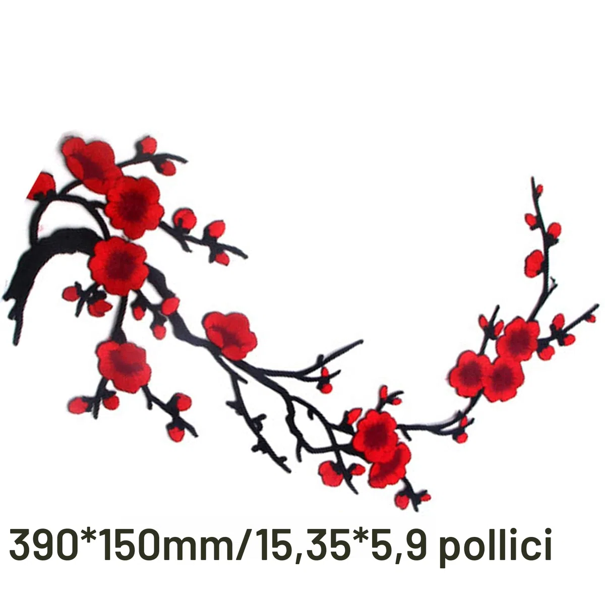 zeng 2 pezzi ricamati patch fiore fai da te pezzi ricamo cucire sulle patch patch applique ricamo per jeans, giacche, abbigliamento, borse