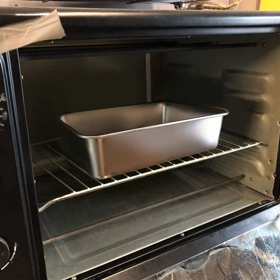3 Pezzi Stampo per Toast, Stampo in Rettangolare, Teglie per Pane, Antiaderente, Non Tossico, Lavabile in Lavastoviglie, Facile da Pulire, Lega di Alluminio, per Pane, Torte (13,5 x 7,8 x 3,6 cm)
