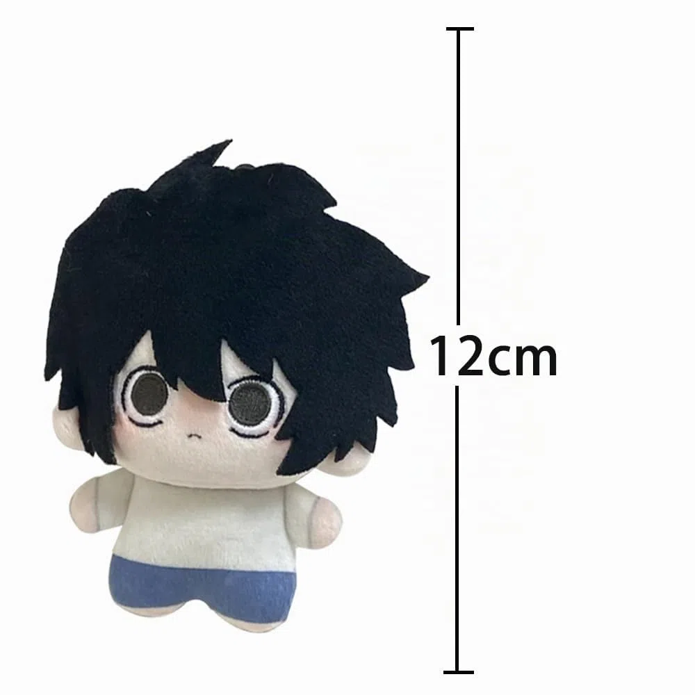 Death Note - Cuscino a forma di cartone animato, leggero, Yagami/Lawliet L personaggio anime dolce figura zaino ciondolo Divani decorazioni da collezione per gli appassionati di anime, 12 cm