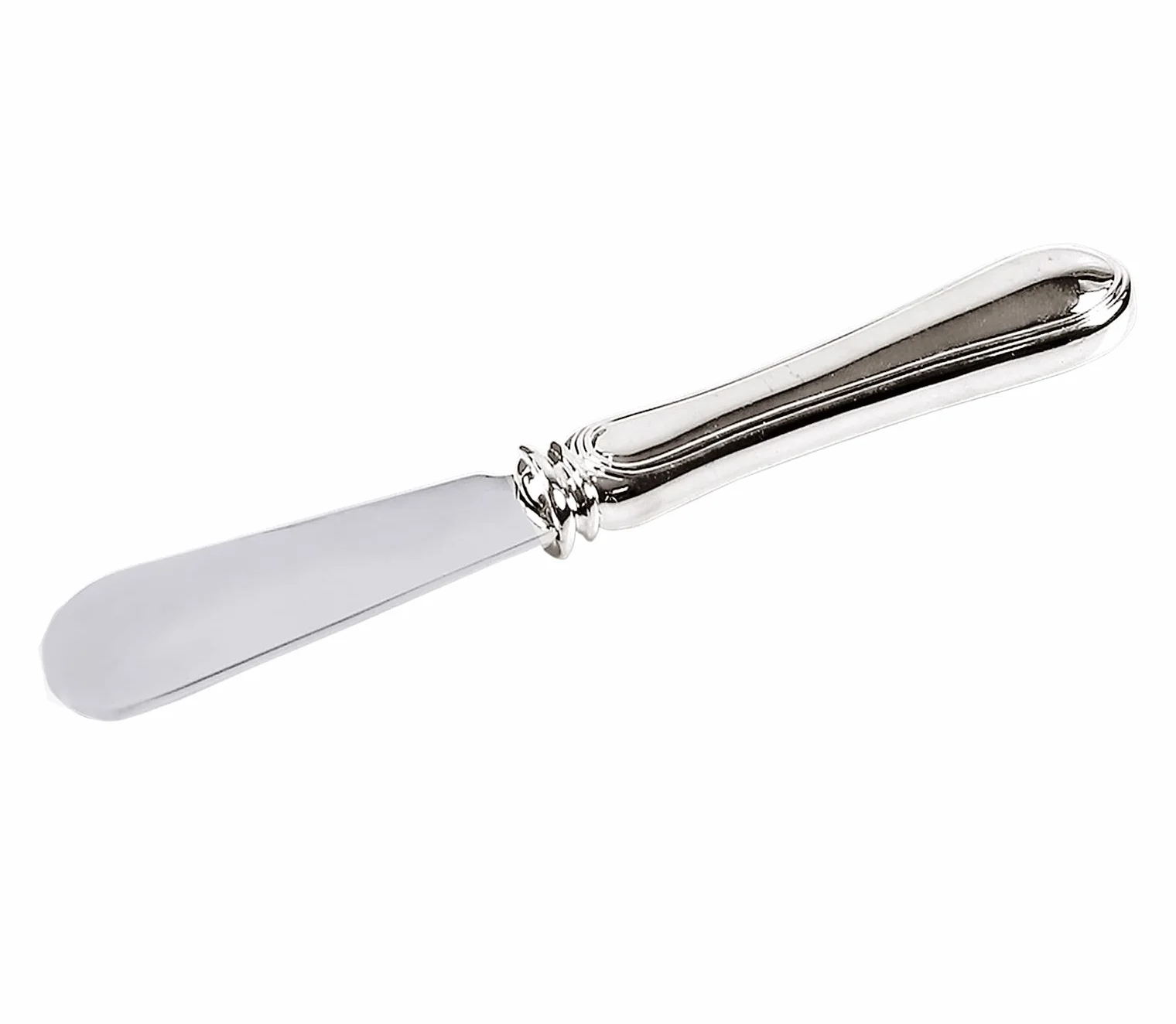 Edzard Coltello da Burro Argento Faden, Placcato in Argento, Lunghezza 15 cm