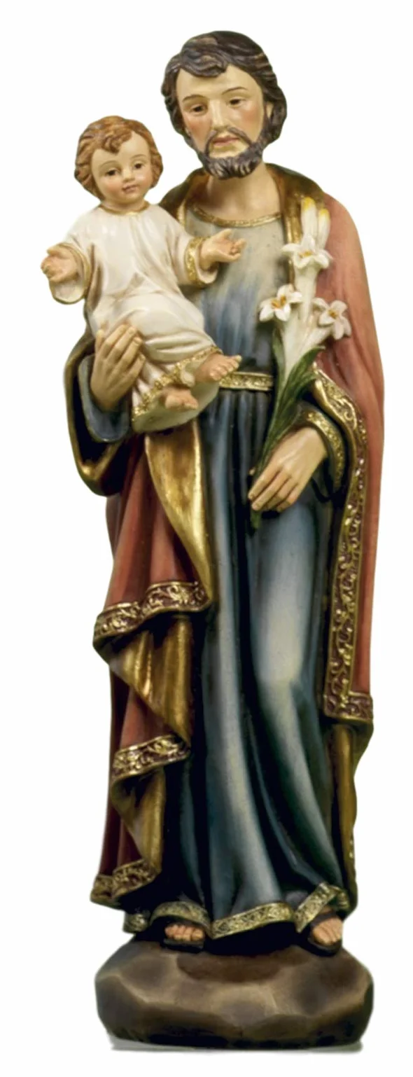 Statua San Giuseppe in resina cm. 13 by Paben