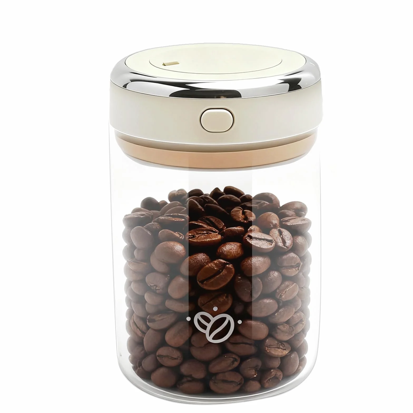 Barattolo per caffè ermetico, 1100 ml, contenitore per chicchi di caffè, in polvere, per caffè