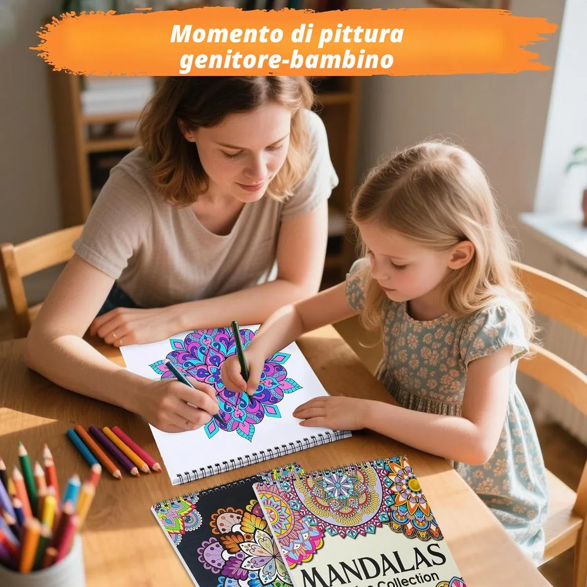 Atoke Confezione da 3 Libri da Colorare Mandala per Adulti, 60 Mandala Unici per Rilassamento e Sollievo dallo Stress, Libro da Colorare Rilegato a Spirale, Regali Rilassanti e di Mindfulness per