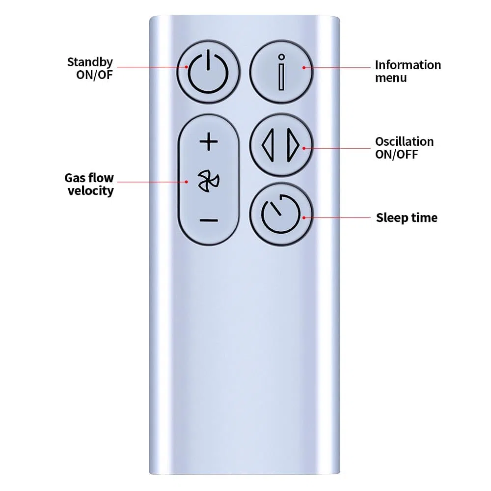 Telecomando di ricambio per ventilatore Dyson BP01 Pure Cool Me (argento)