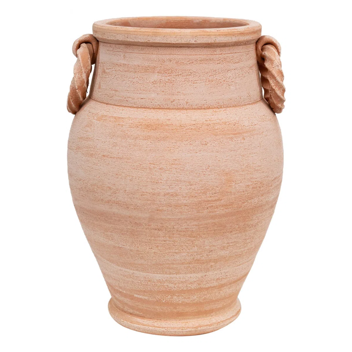 Biscottini Porta ombrelli per esterno e interno 34x48 cm | Vasi terracotta portaombrello Made in Italy | Portaombrelli da esterno lavorati a mano