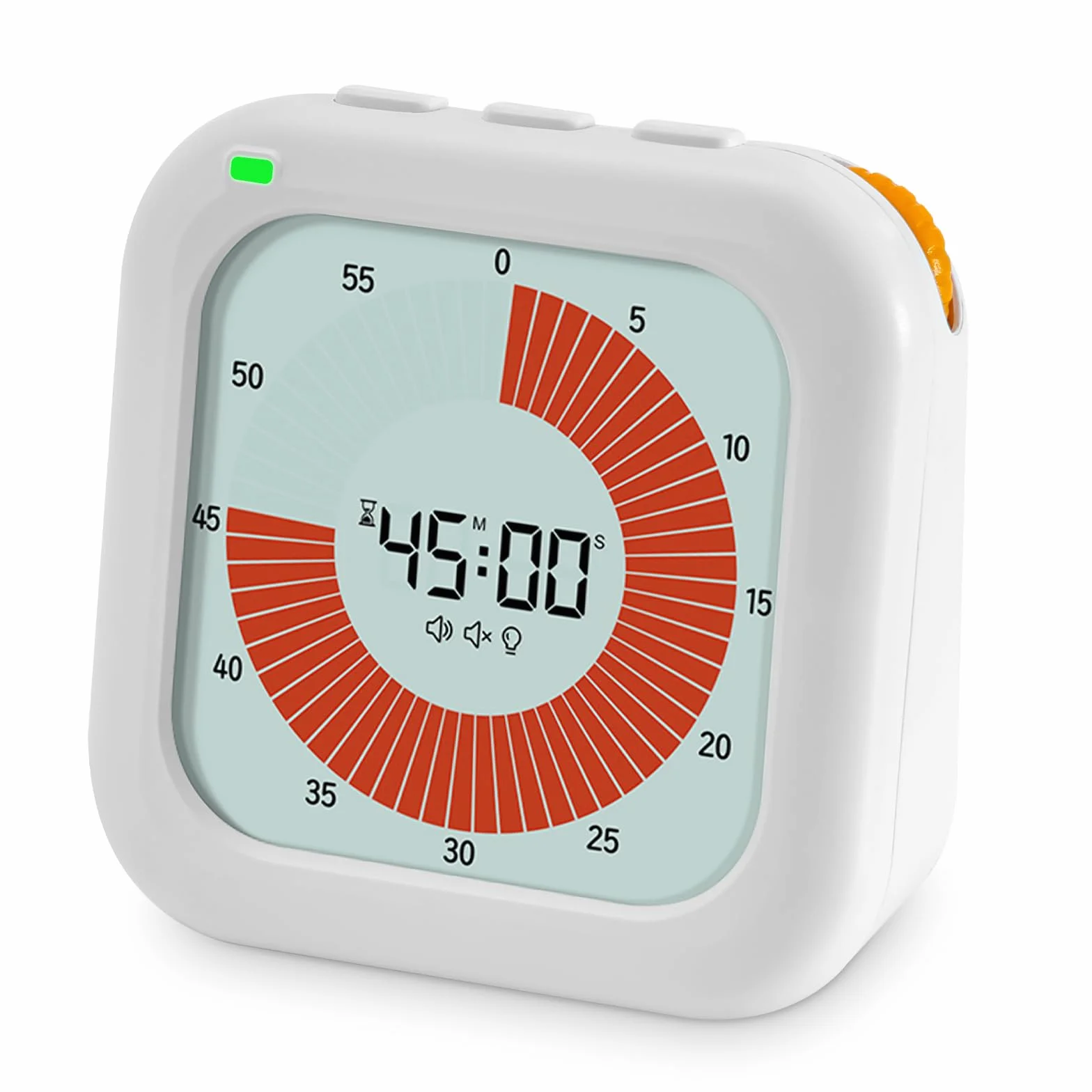 Timer Visivo per Bambini Time, 60 Minuti Digitale Timer da Cucina Pomodoro, Adatto a Varie Occasioni come Cucinare, Cuocere al Forno, Sport, Esami, Giochi, Viene Fornito con 2 Batteria
