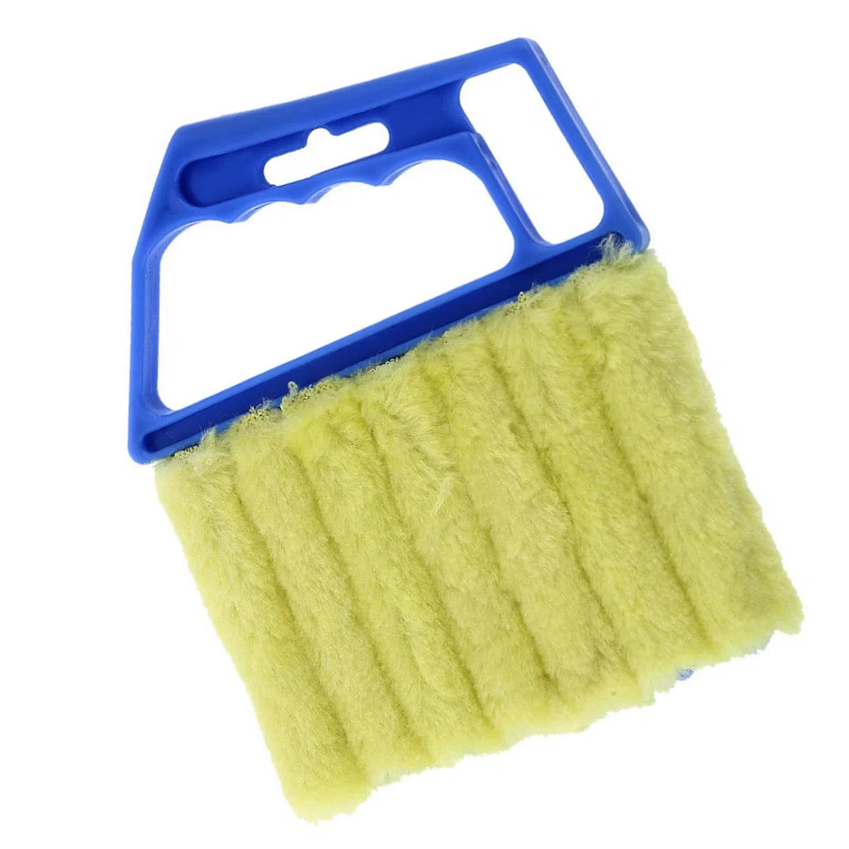 Mini Spazzola per la Pulizia delle Persiane, Manico Portatile Multiuso Anti-pelucchi, Durevole in PP e Fibra, Ampia Applicazione (BLUE)