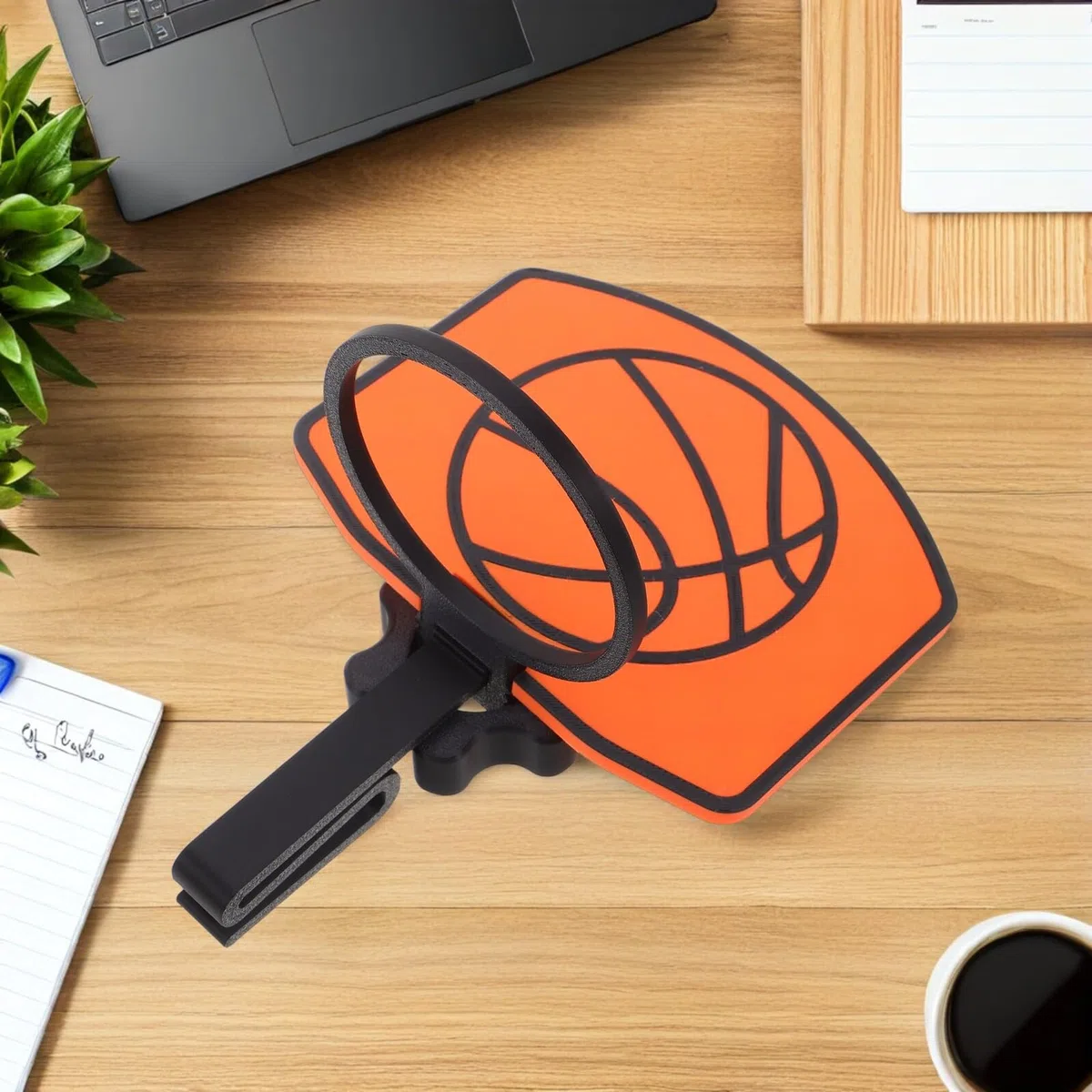 BESPORTBLE Mini Contenitore da Basket in Plastica Arancione per Cestino della Spazzatura, Design Raffinato, per Impiego Interno in Casa e Ufficio
