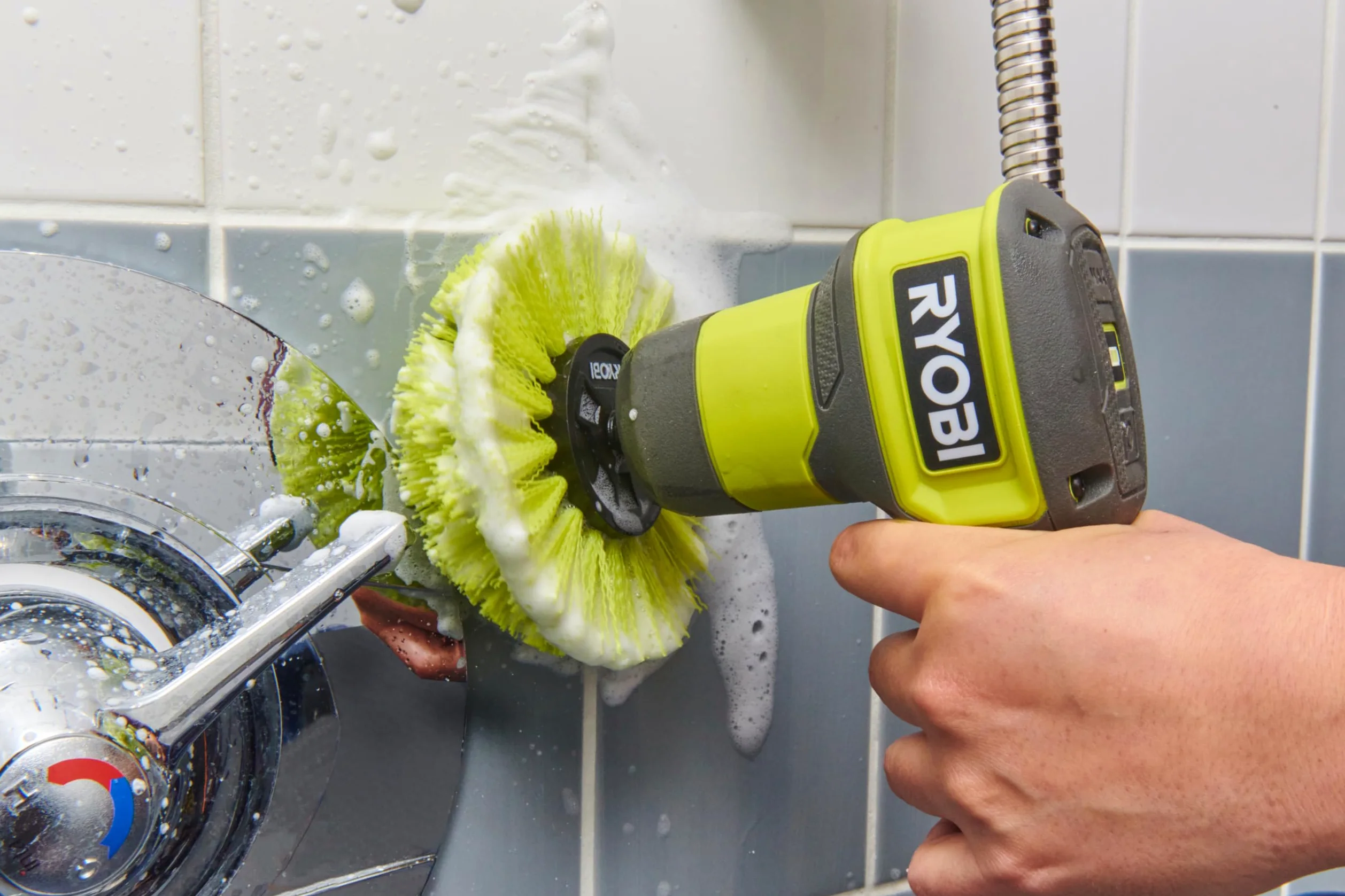 RYOBI Spazzola Morbida multisuperficie 4V RSCR4-110 mm - RACLRM110