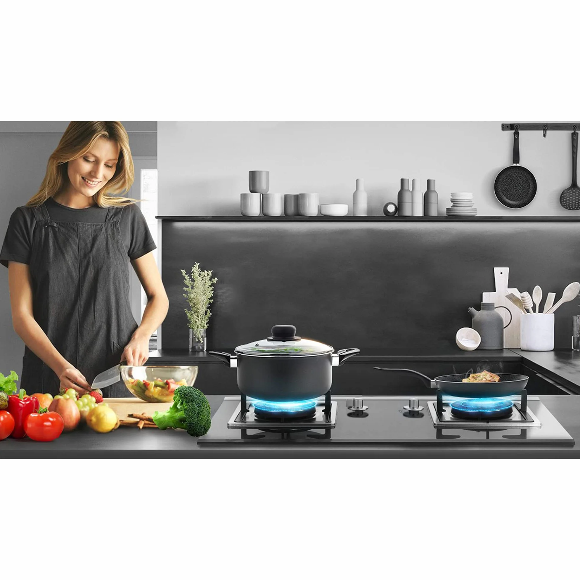 ALLUFLON Costanza Tortiera 30cm, Alluminio Alimentare, 30 cm