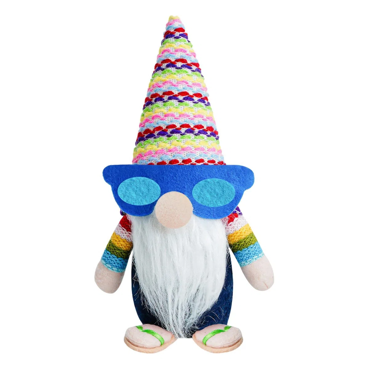 Gnomi Estivi con Occhiali da Sole,Gnomi Groovy Peluche Decorazioni - Gnomi da Spiaggia Primavera Estate Gnomi Decorazione per la casa Nisse Elfo Mascotte Ornamento Scandinavia Decorazione