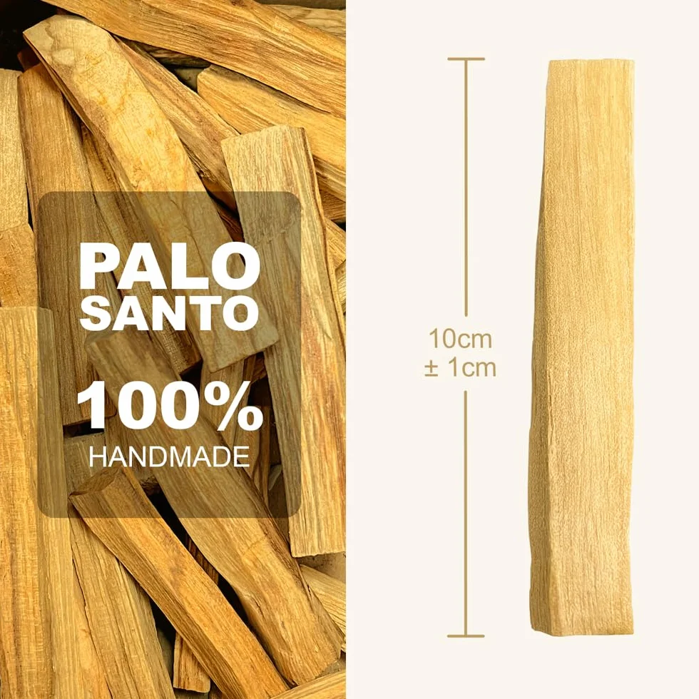 3 Salvia Bianca e 3 Palo Santo Sacra da Bruciare, Erba di Purificazione e Armonia: Salvia Apiana 100% Naturale, Ideale per la Pulizia Spirituale e i Rituali Energetici