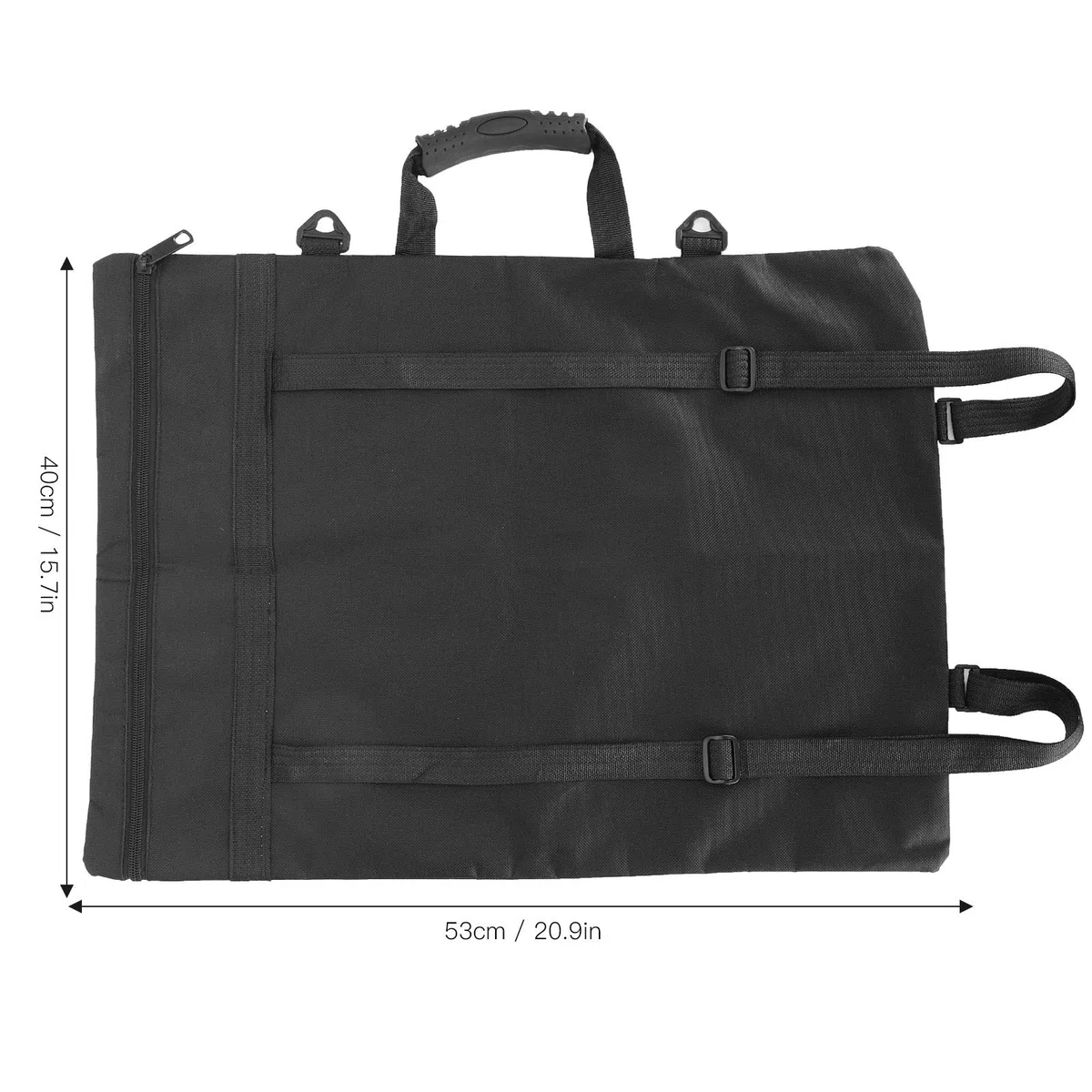 Art Portfolio Case, A3 Borsa da Pittura Impermeabile per Lavagna Zaino Borsa da Trasporto Artistica Portatile per Studenti e Artisti Professionisti(Nero)