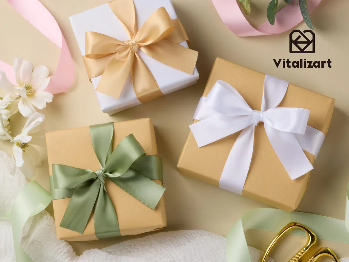 Vitalizart Nastro di Raso 12 Colori Chiari 2,5cm*32,9m per Confezioni Regalo, Nastro Regalo Poliestere Doppio Lato, Nastri in Tessuto Spesso per Artigianato, Bouquet, Decorazioni & Ghirlande Natalizie