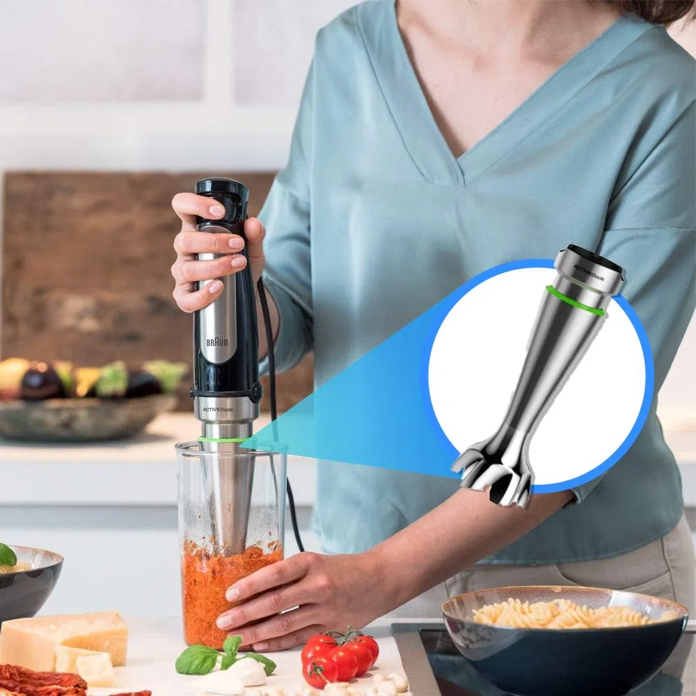 Anakel Home 7322115504 Ricambio Braccio Frullatore Compatibile con Braun 4200 Multiquick 9