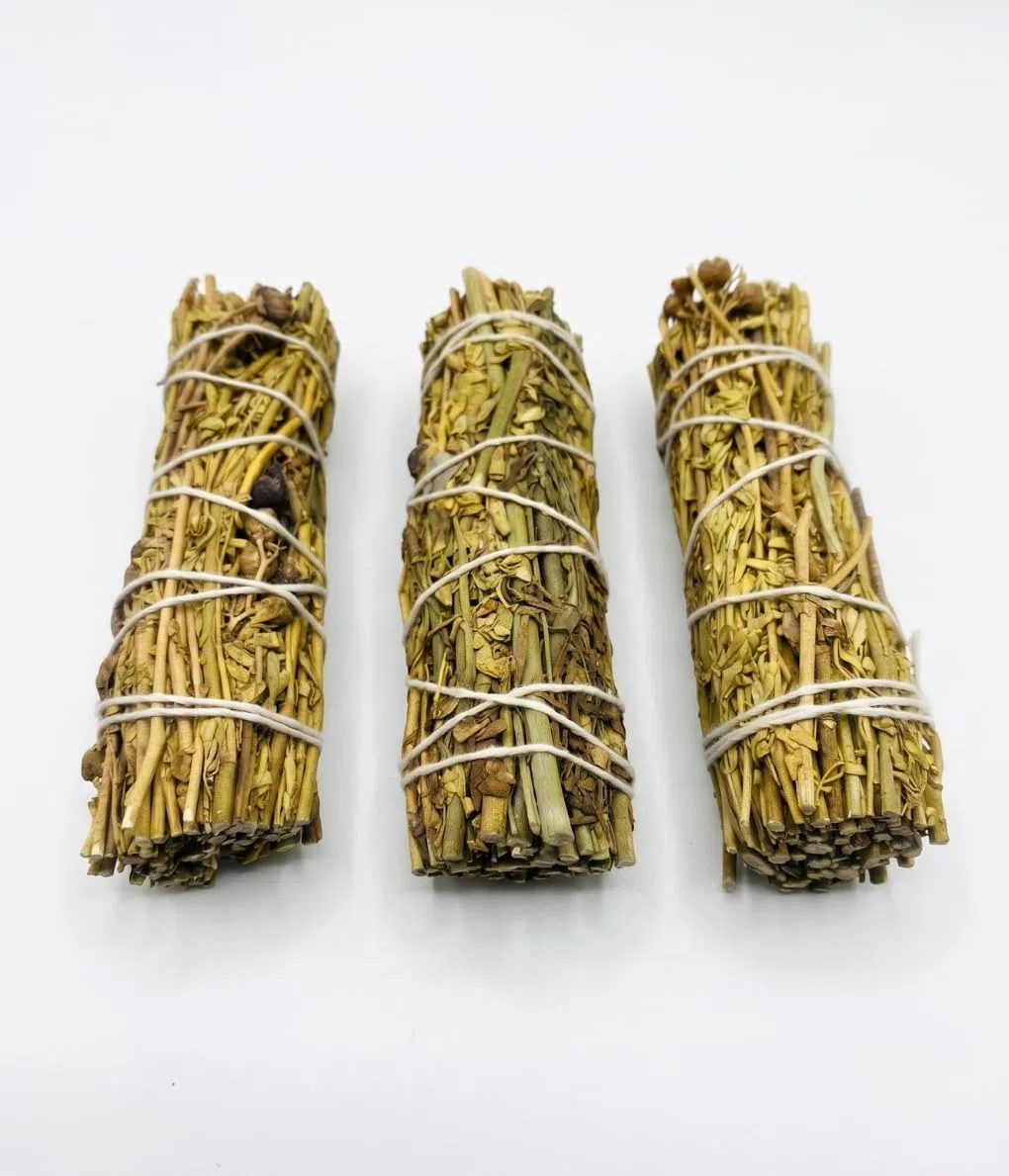 SALVIA | Smudge Ruta 10cm 3 Pezzi | Incenso Naturale | Aroma Intenso Tradizionale per Uso Aromatico