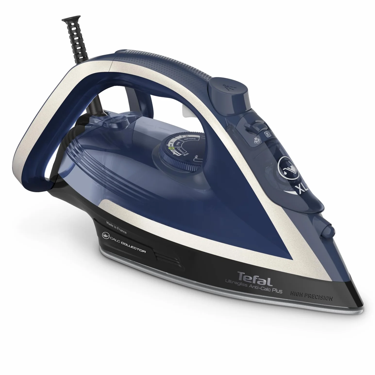 Tefal FV6846E1 Ultragliss Plus - Ferro da Stiro a Vapore anticalcare, 2800 Watt, collettore di calcare Rimovibile | 50 g/min di Emissione Continua del Vapore | 260 g/min | Spegnimento Automatico |