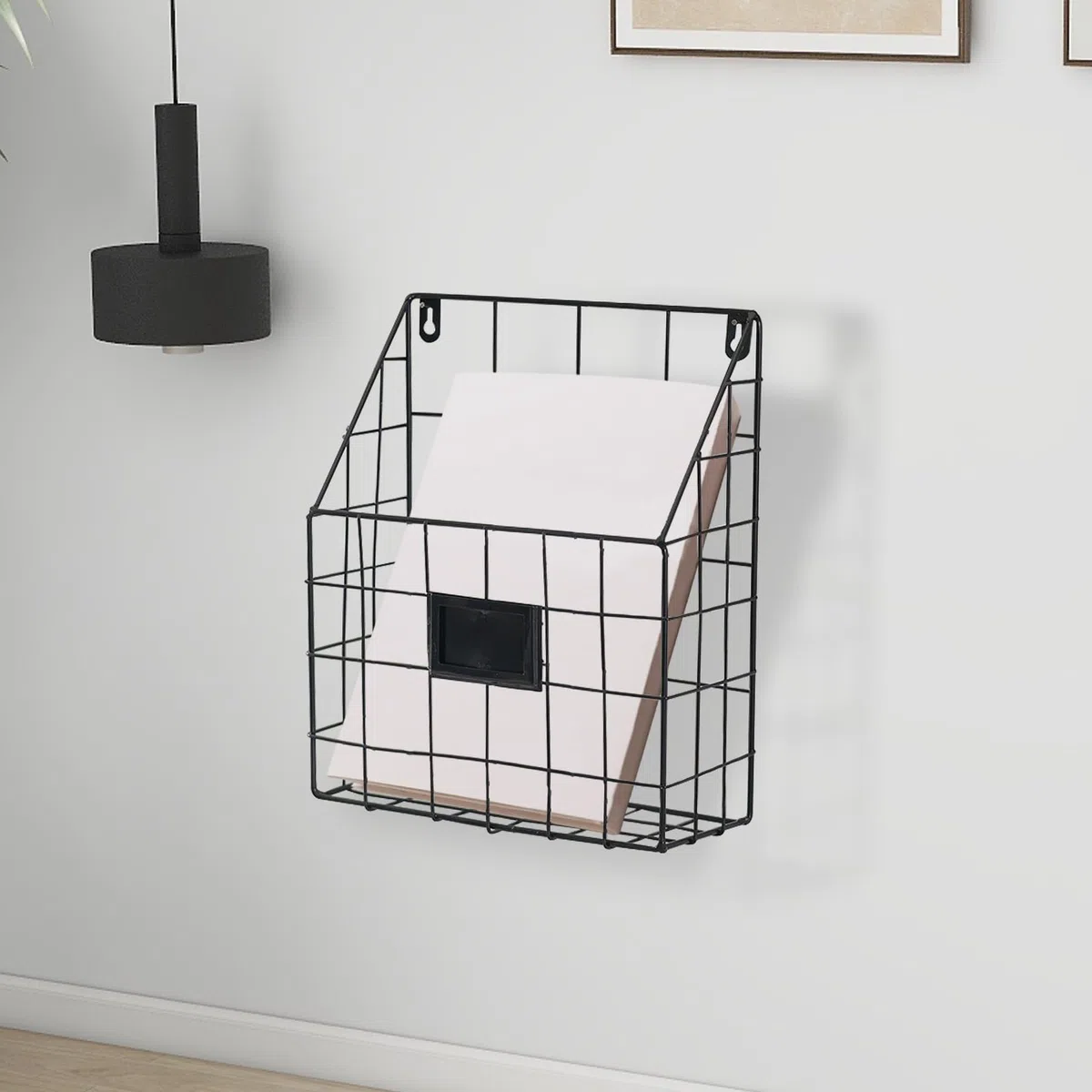 25 x 10 x 30,5 cm, cestino per poste, porta giornali, documenti, in ferro, a parete, durevole e resistente all'usura, per la casa, l'ufficio e altro ancora