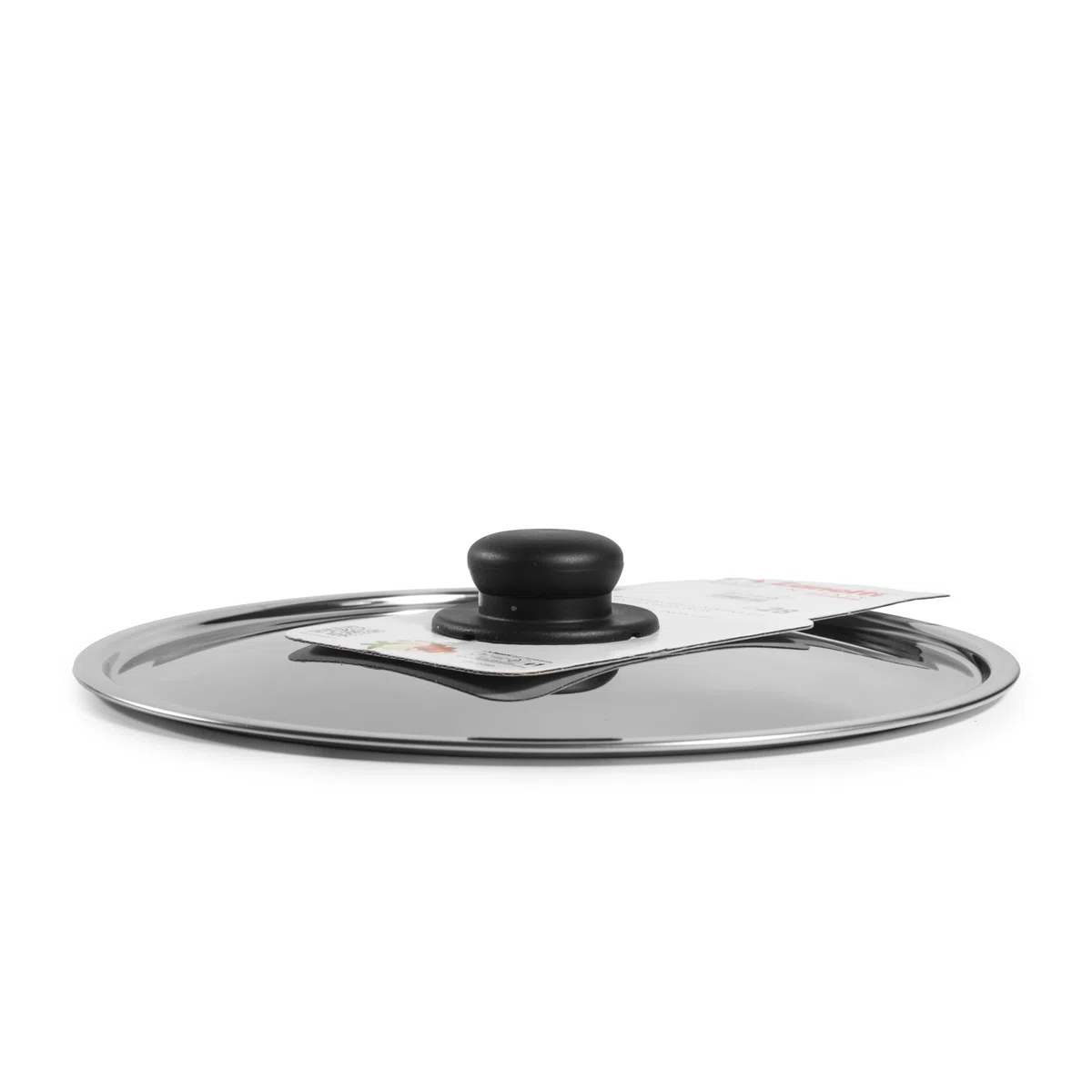 zanetti, Coperchio in Inox, Coperchio Acciaio Inox, Diametro 36 cm, Manico Plastica, Adatto a Pentole e Padelle, Lavabile in Lavastoviglie