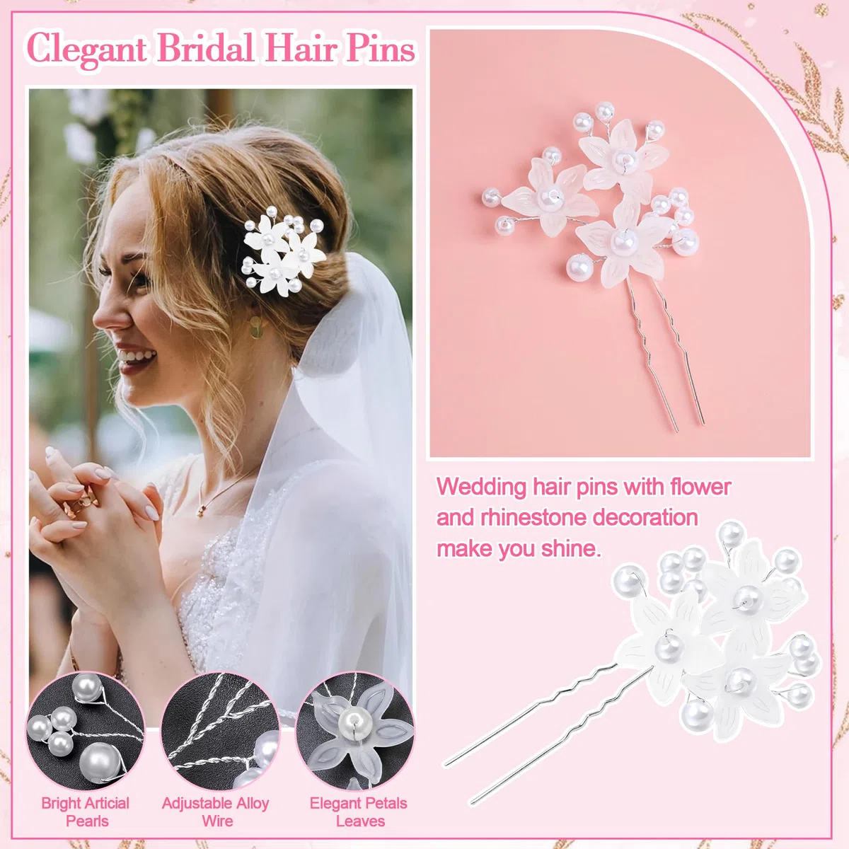 YeahBoom Addio Nubilato Decorazione,Velo da Sposa Bianco con Fiocco,Bride to Be Addio al Nubilato 5 Pack Gadget Sposa - Velo, Fusciacca, Fasce Capelli, Occhiali da Sole Cuore con Perla
