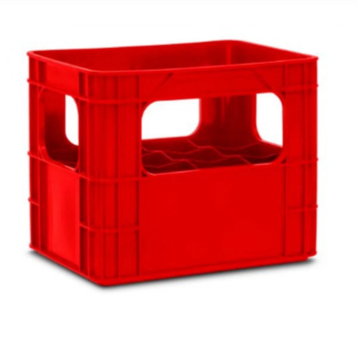 Cassetta portabottiglie12 posti robusto bottiglia da 1 litri acqua 40x30x32H cm