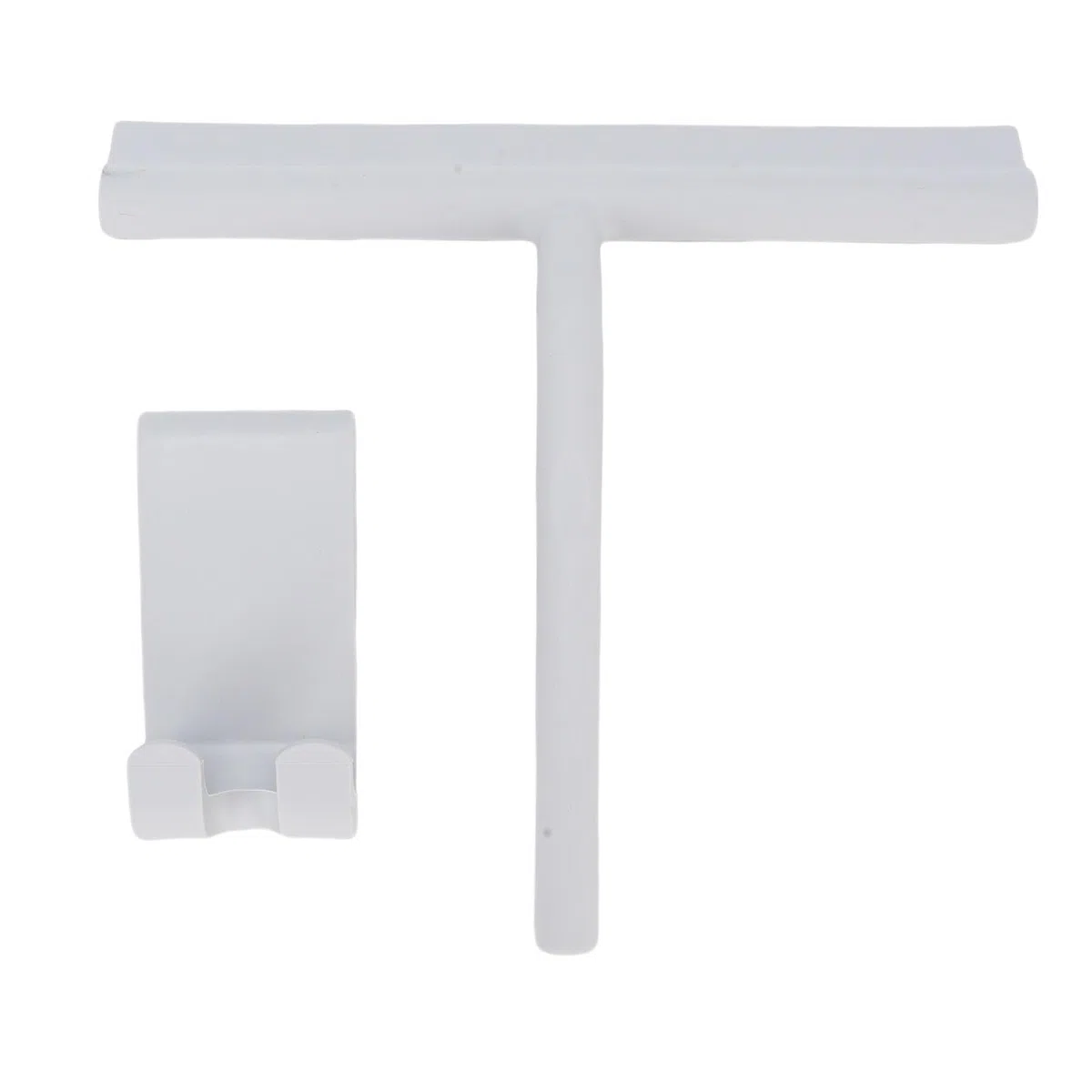 CHICIRIS Tergivetro per Finestra, Tergivetro per Doccia in Silicone Ad Alta Efficienza per Risparmiare Manodopera con Gancio, per Piastrelle in Vetro a Specchio del Bagno (53MM)