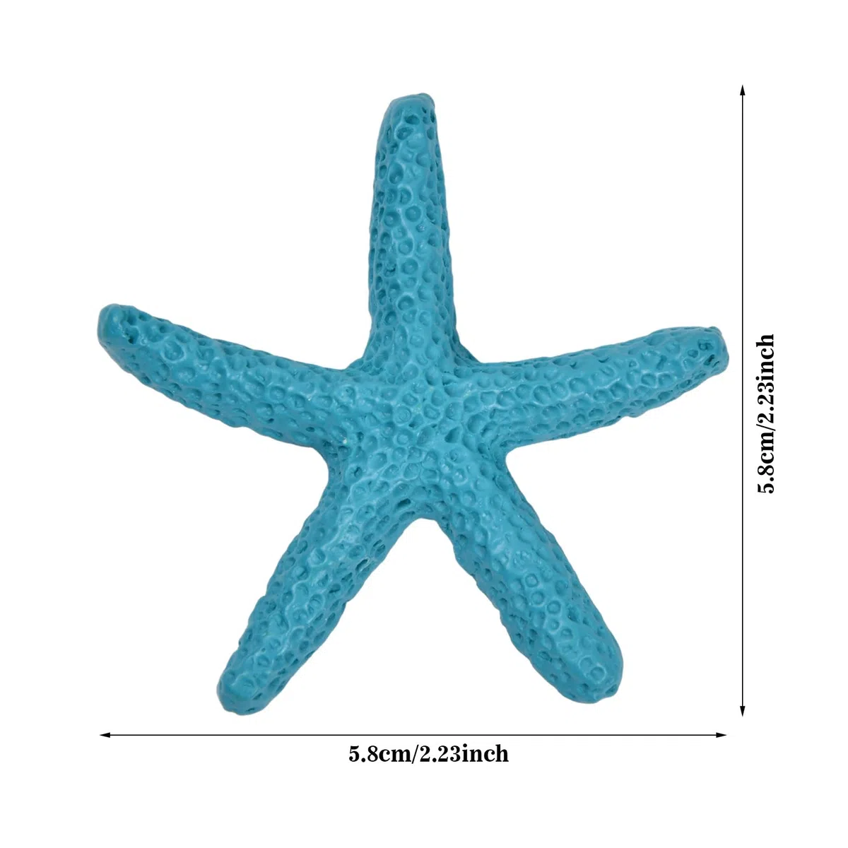 15 Pezzi Stelle Marine Decorative, Stella Marina in Resina, Decorazioni Miniature