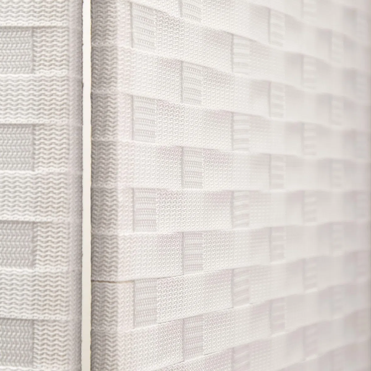 Separatore di Spazi HEXIM 180x180 cm - Paravento pieghevole a 4 pannelli - Decorazione divisoria degli spazi, autonoma, portatile (LR194-bianco)