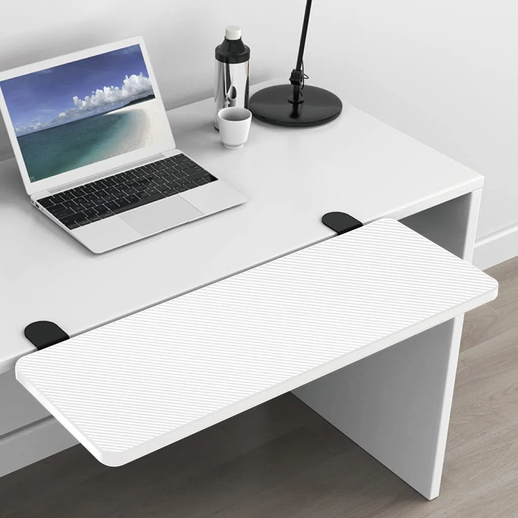 Computer-Schreibtisch-Verlängerungsplatte, geeignet für Büroschreibtische, stabile Mausarmstütze, Computertischverlängerung, geeignet für Zuhause und Büro…