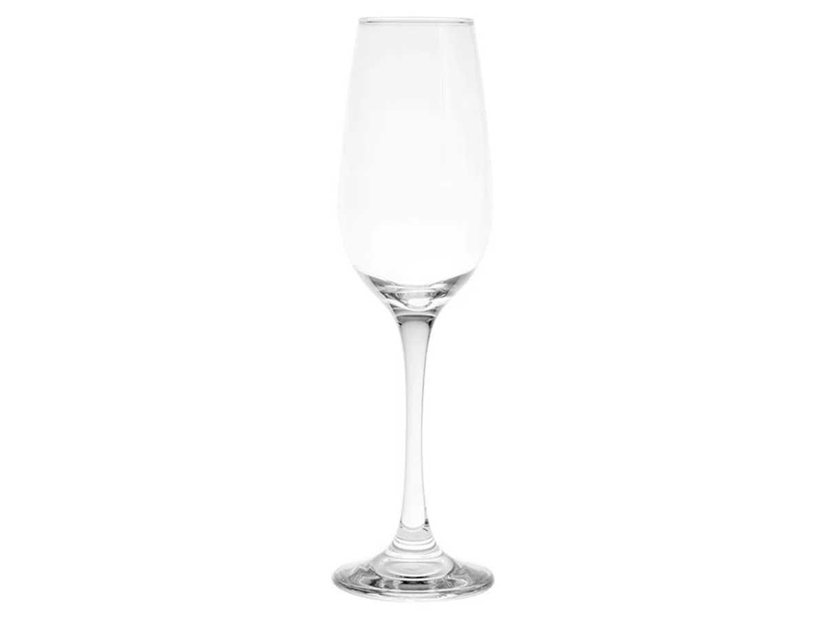 Pasabahce 469433 Amber Confezione 6 Calici Flute, Vetro, Trasparente, 20 Cl