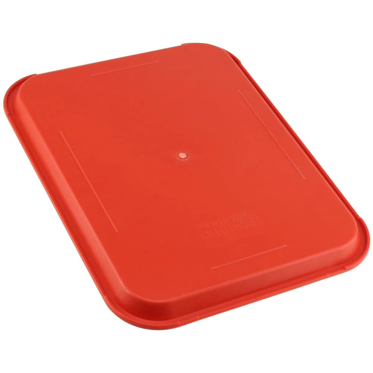ZOENHOU Confezione da 10 vassoi rettangolari in plastica per fast food, 41,5 x 30,5 cm, vassoi da portata in plastica per servire cibo, arancione