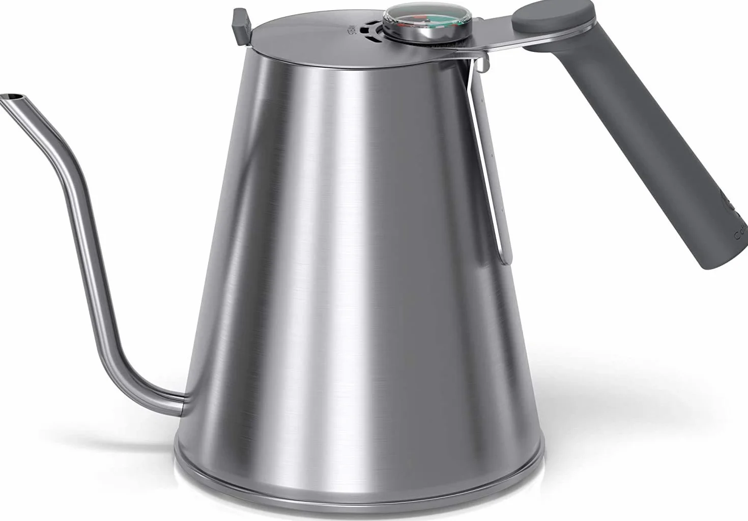 Bollitore True Brew di Coffee Gator - Bollitore professionale pour over, con beccuccio di precisione a collo d’oca, termometro integrato e coperchio a riempimento rapido - 1,6l