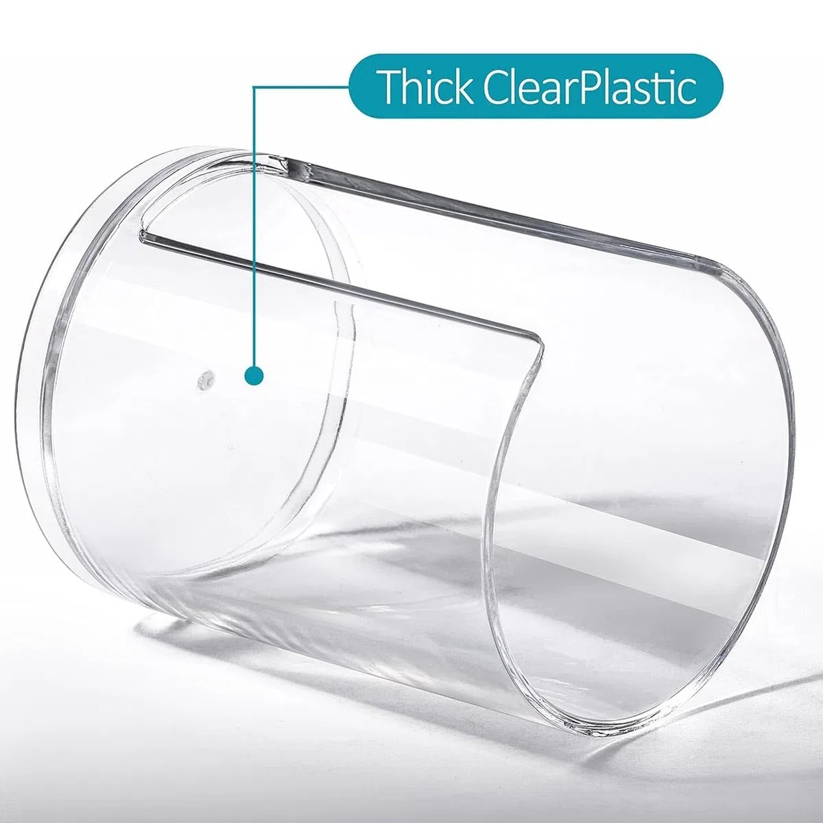 Dispenser per Tazze da Bagno da 3 Pezzi, Portabicchieri per Collutorio da 3 Oz, da Appoggio, Piccoli Portabicchieri di Carta USA e Getta in Plastica Durevoli