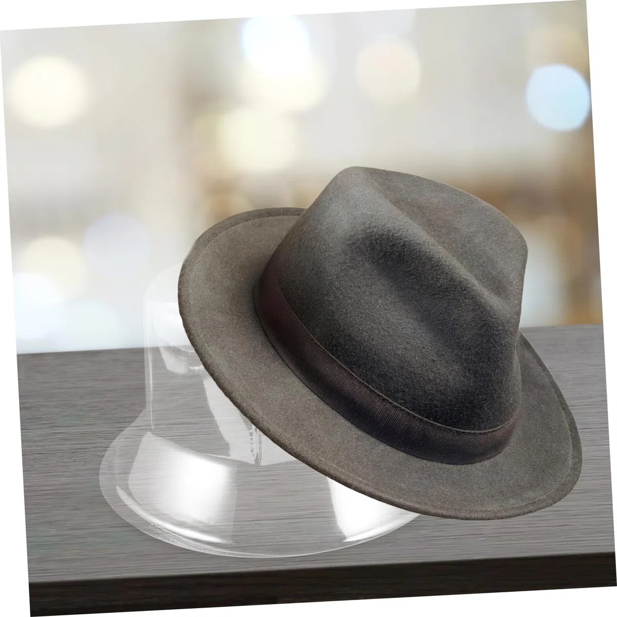 Supporto per Cappelli 5 Pezzi in Plastico Leggero Struttura a Piatto, Mantiene la Forma per Amanti dei Cappelli e Collezionisti, per Esposizione e Conservazione