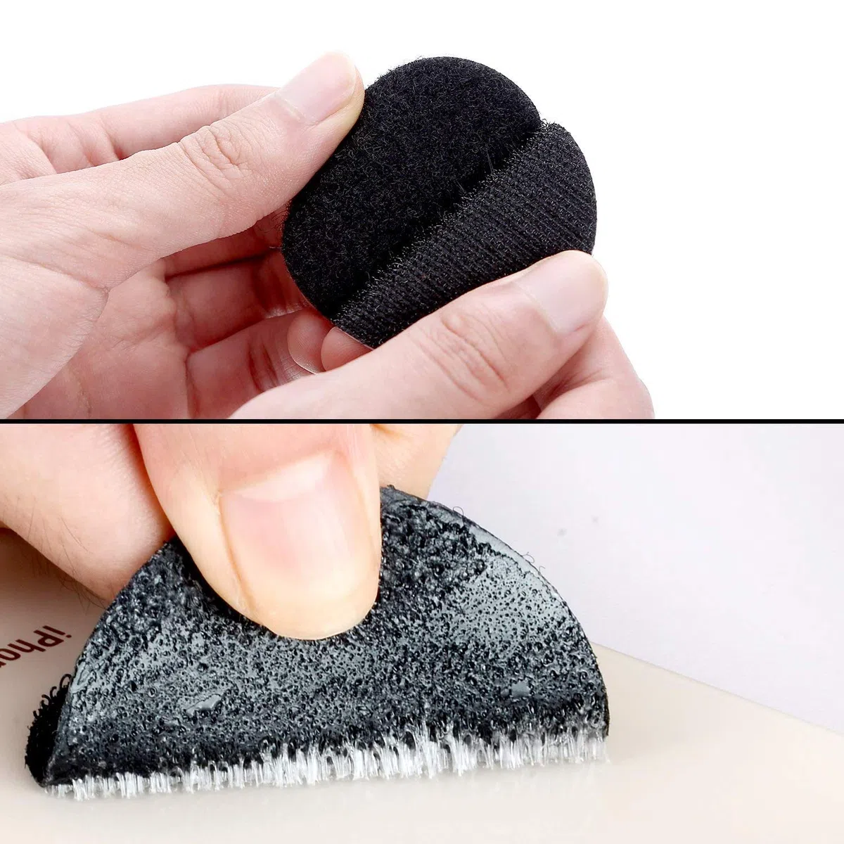 10 Paia 5CM Versatili Adesivo Tondo Forte Nero Strisce Adesive Auto Hook and Loop Strips