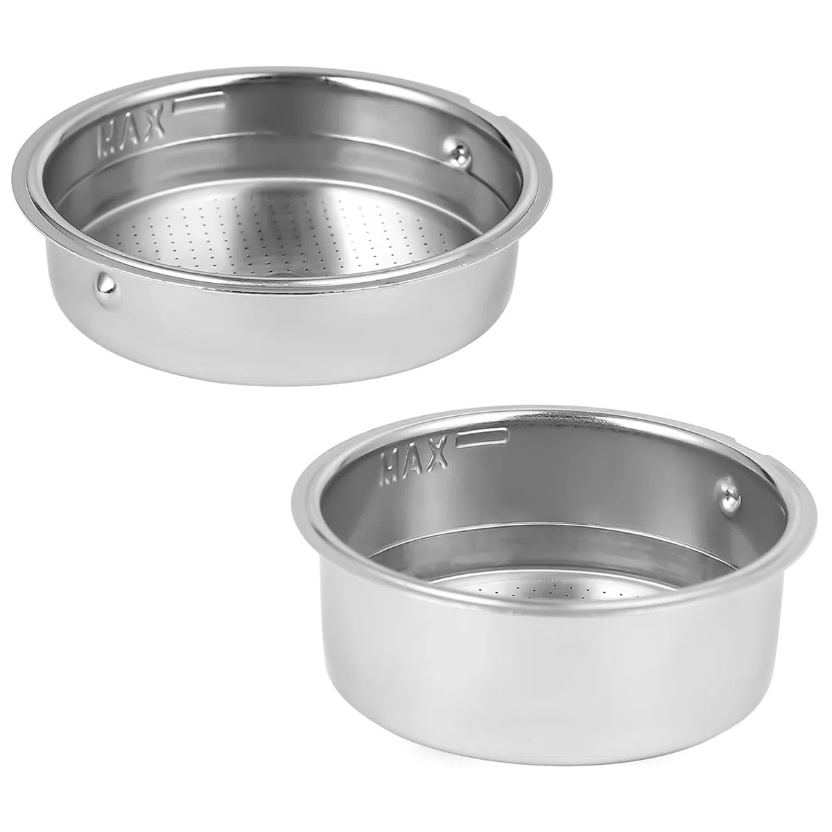 Filtro per caffè da 51 mm per macchina per caffè espresso CASABREWS CM5418, due unità tra cui una tazza e una tazza doppia
