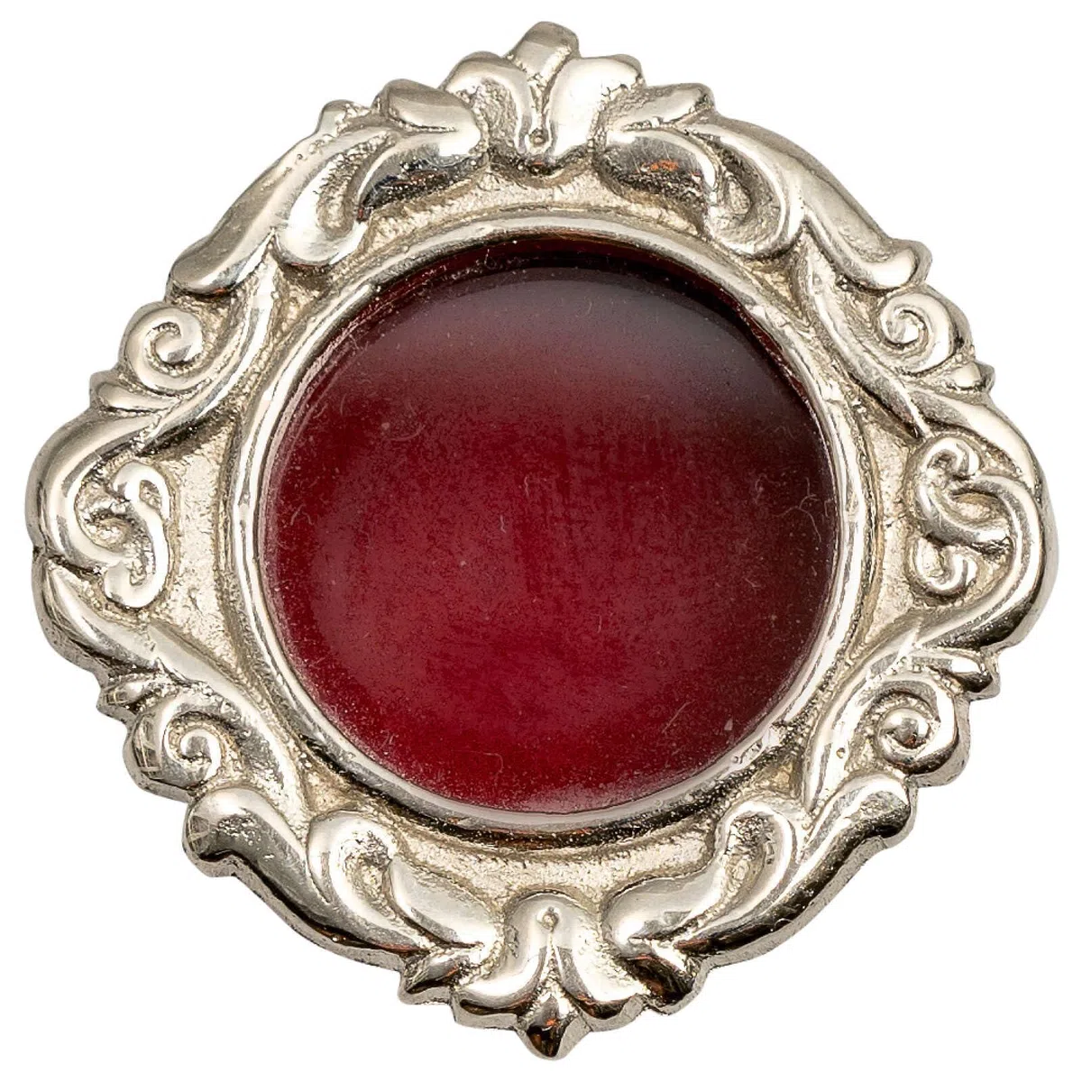 Holyart Ostensori, Teche, Reliquiari Metallo: Reliquiario di Diametro 3.5 cm Decoro Argentato Bordo