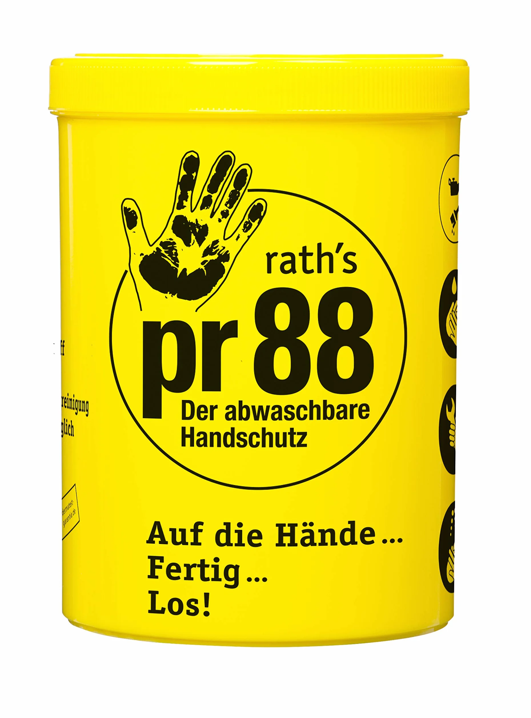 rath's pr88 - crema protettiva per la pelle - facilita la pulizia della pelle in caso di sporco grasso, grasso e ostinato