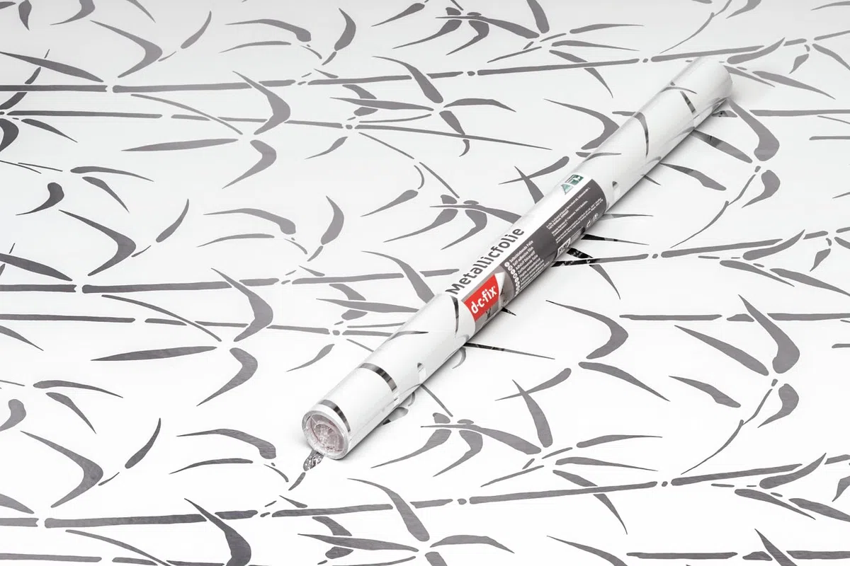 d-c-fix pellicola adesiva metallicabambù 67,5 cm x 1,5 m – pellicola decorativa lavabile e autoadesiva per cucina, armadio, tavolo & davanzale – brillante & resistente