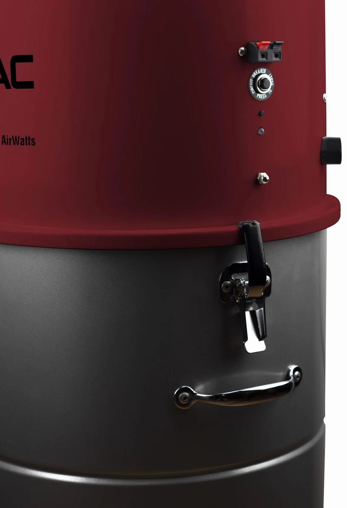 Aspirapolvere centrale HV-755ST-35H | Potenza di aspirazione 755 AirWatt, potente motore Ametek – 1700 W | 2 turbine | Sistema Soft Start/Stop | Filtro ciclonico ibrido