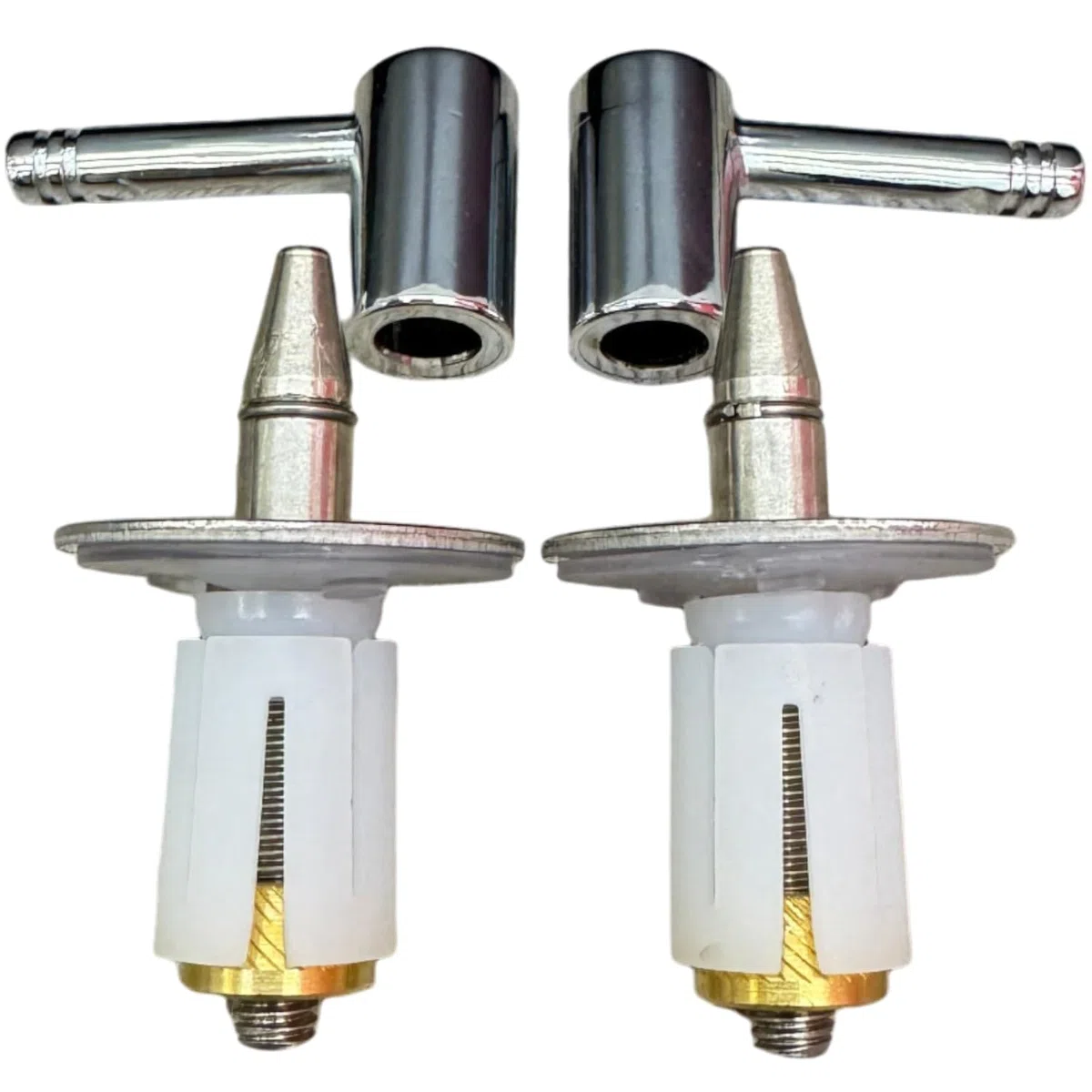 Cerniere Tavoletta WC Acciaio Inox - MASTERBRICO, Cerniere Copriwater a Sgancio Rapido, Universali per Copriwater Dolomite Clodia, Mia, Fleo, Novella, PerlaNew - Design Cromato Moderno - Set 2 Pezzi