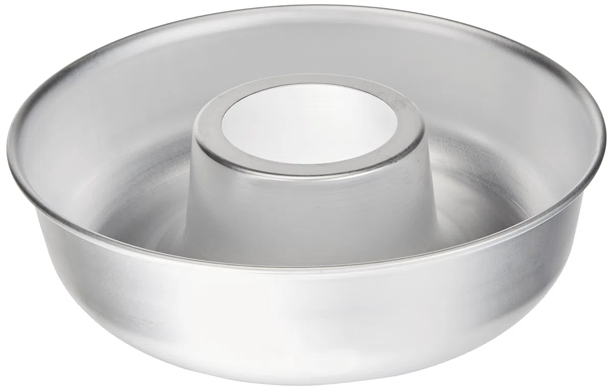Pentole Agnelli COAL37LE26 Agnelli Family Cooking Rame e Pasticceria Ciambellone in Alluminio con Tubo, 26 cm
