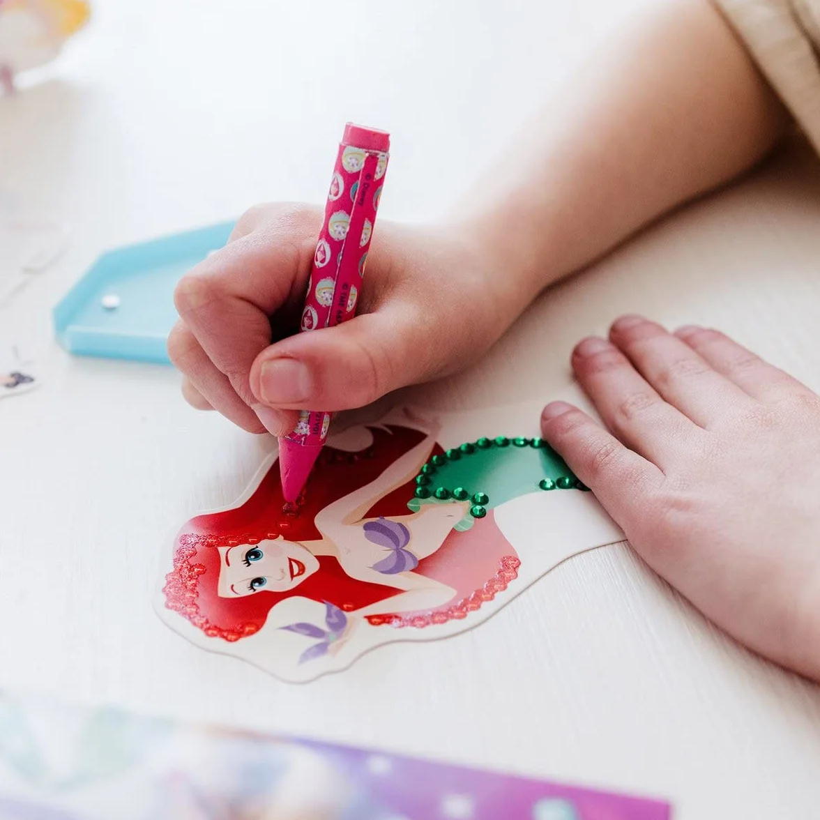 Disney Princess Diamond Painting Set: crea immagini scintillanti di Arielle, Belle e Rapunzel con bellissime pietre glitterate