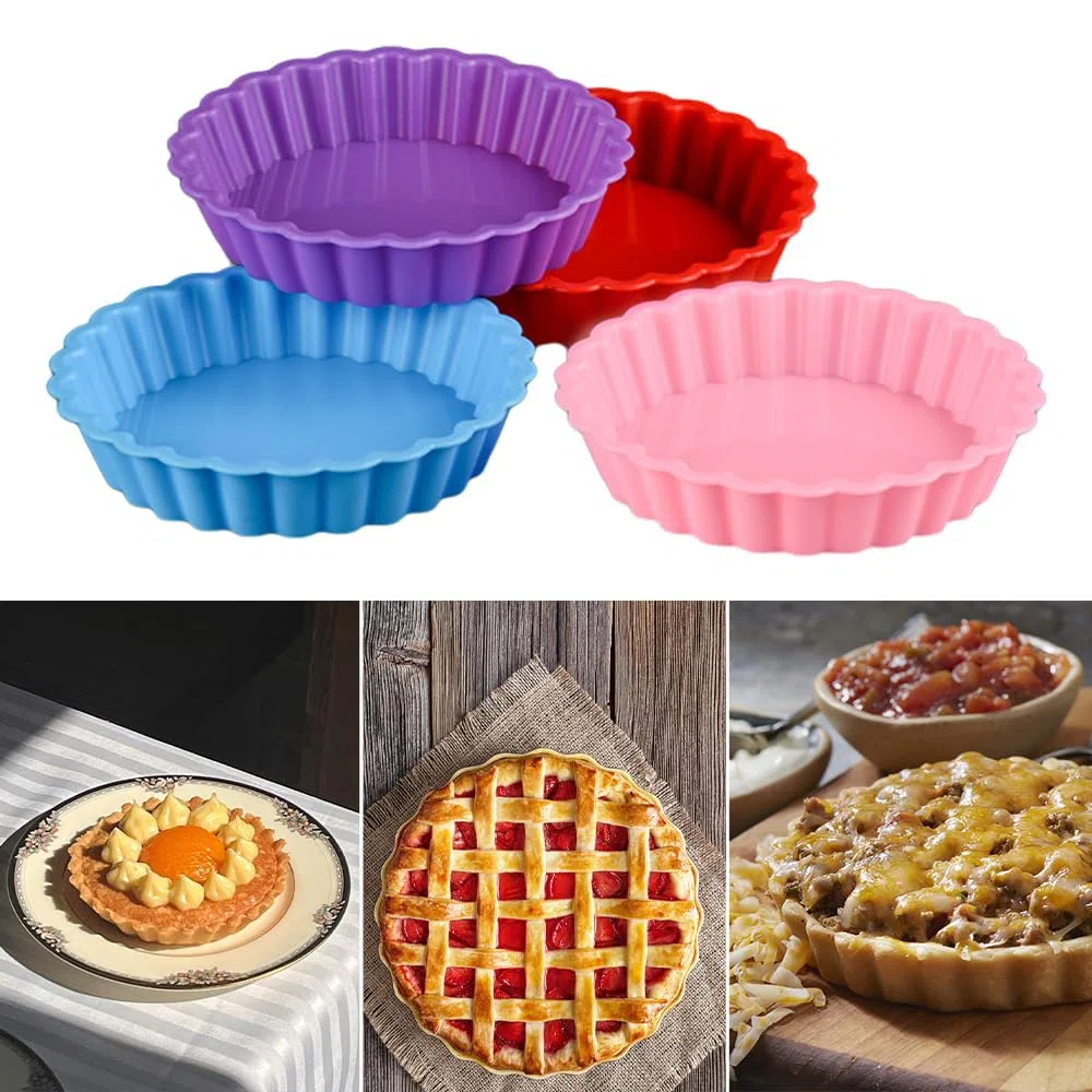 DGN Stampo per torte in silicone, 11 cm, per frutta, mini pirottini antiaderenti torta