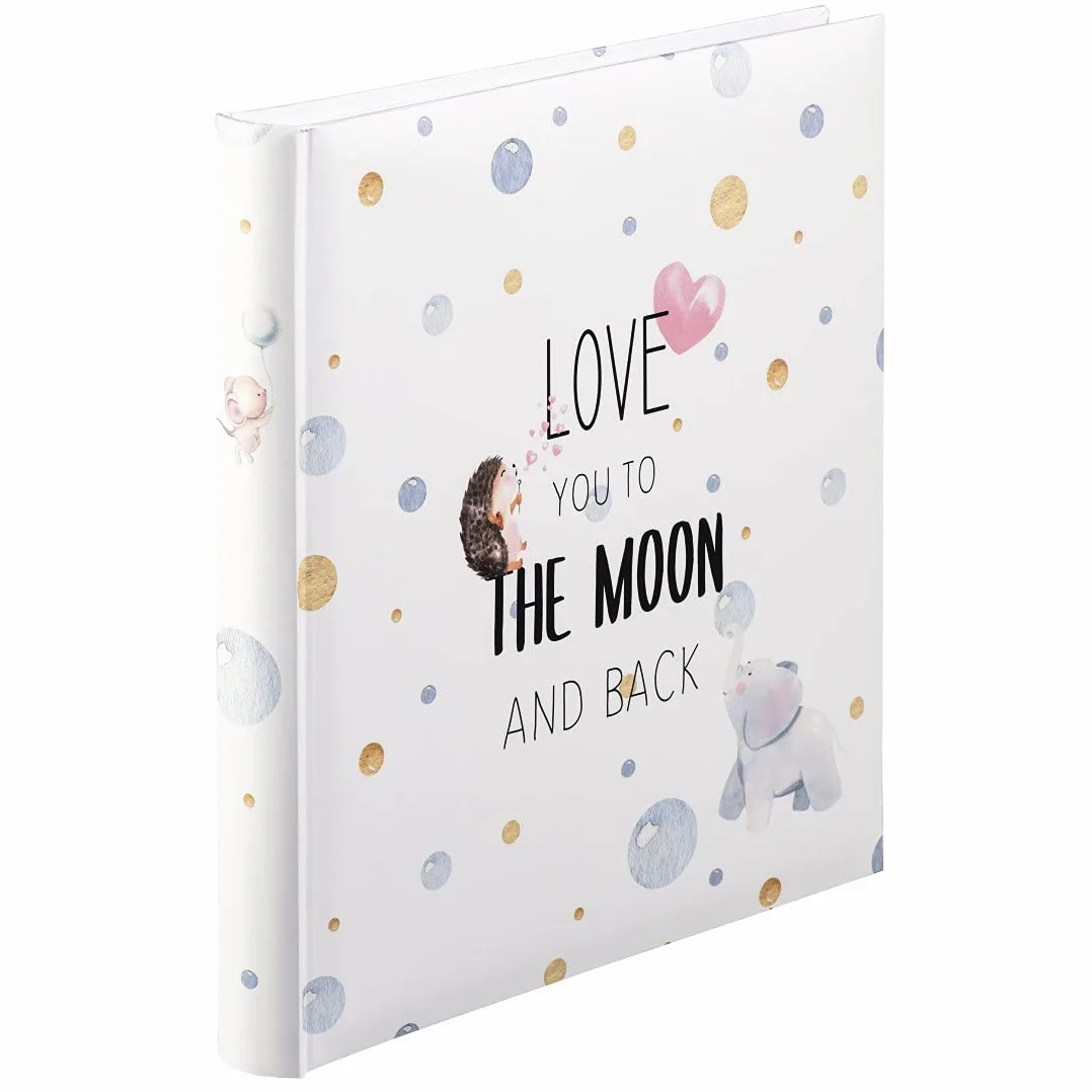 Hama Album A Libro To The Moon, 29 x 32 cm, 60 Pagine, Max: 300 Foto da 10 x 15 cm, Standard, Multicolore