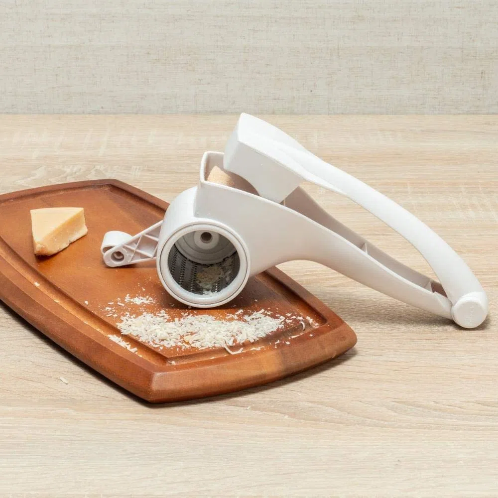 Pedrini grattugino da tavola manuale, rullo estraibile in acciaio inox