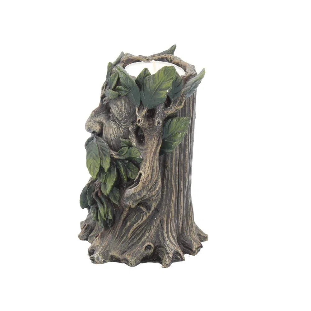 Nemesis Now Wildwood - Portacandela 18 cm, Colore: Marrone